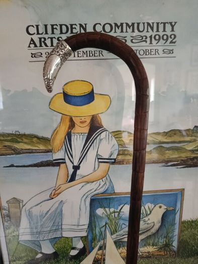 silver hallmarked 1919 cane