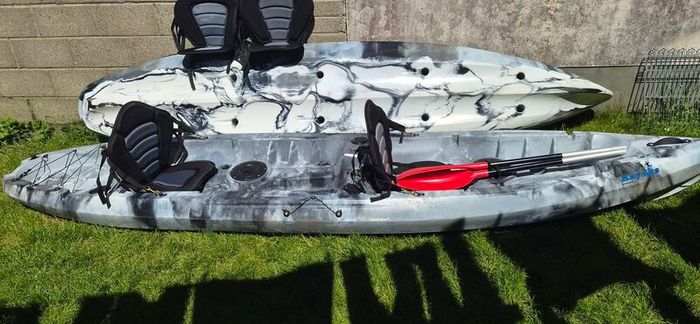 2 double kayaks