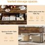 Lift Top Coffee Table - Modern Square Tables, Stable Metal Frame & Hidden Storage, Centre Table for Living Room, Small Space, Home Office Image 4