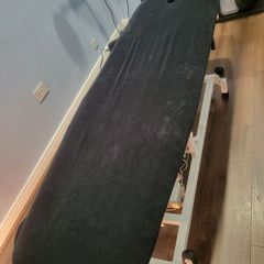 Huntleigh Akron electric physiotherapy/medical couch