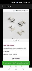 Armani Cufflinks