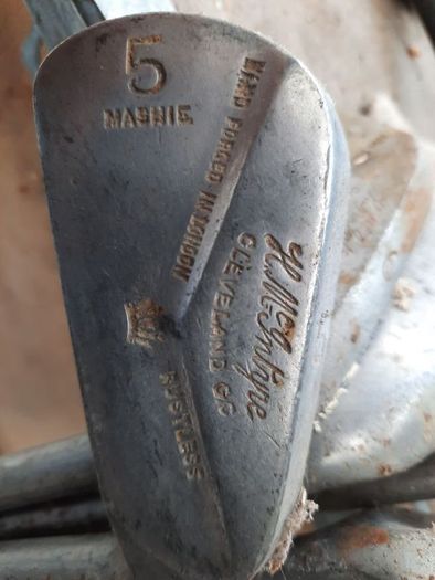 Old golf clubs vintage