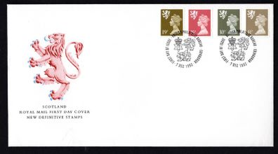 1993 Great Britain Scotland Regional Definitive Stamps (Machin) Royal Mail Addressed First Day Cover (FDC)