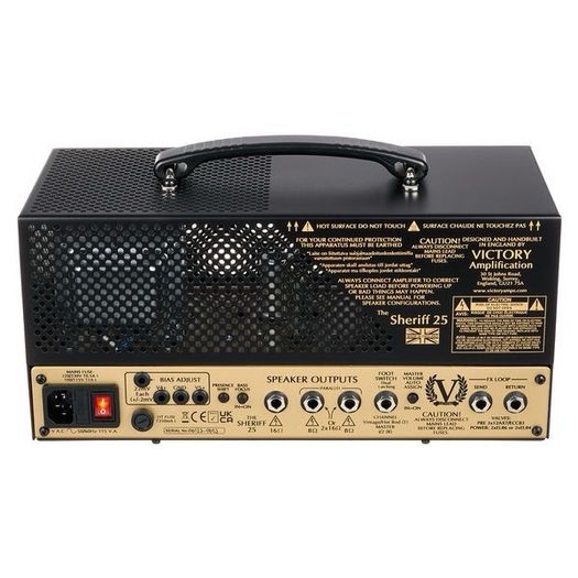 Victory Sheriff 25 amp head and 2x12 Vintage 30s cab