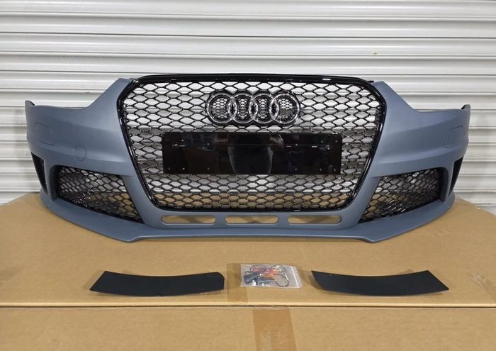 Rs4 Style Front Bumper for A4 B8.5 S4 Audi Honeycomb Grill