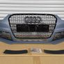 Rs4 Style Front Bumper for A4 B8.5 S4 Audi Honeycomb Grill Image 2