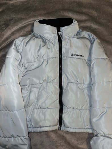 Baby Blue Puffer Iets Frans Coat