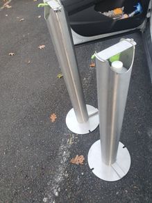 2 x foot senitery stands for multiple use