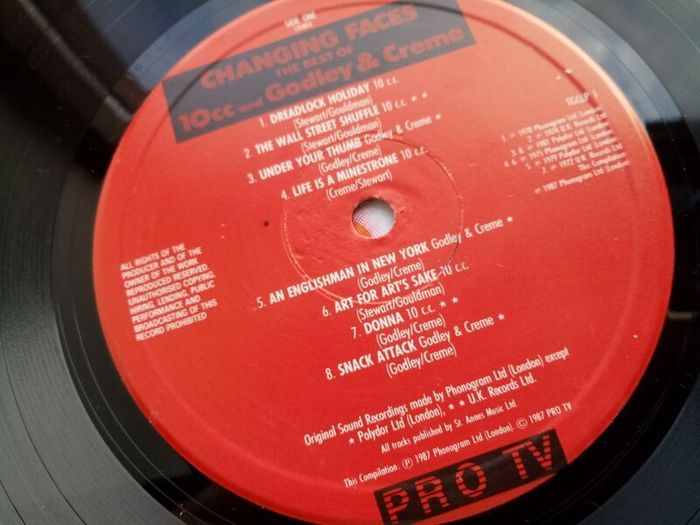 10cc and GODLEY & CREME - Changing Faces - The Best Of - 12in Vinyl