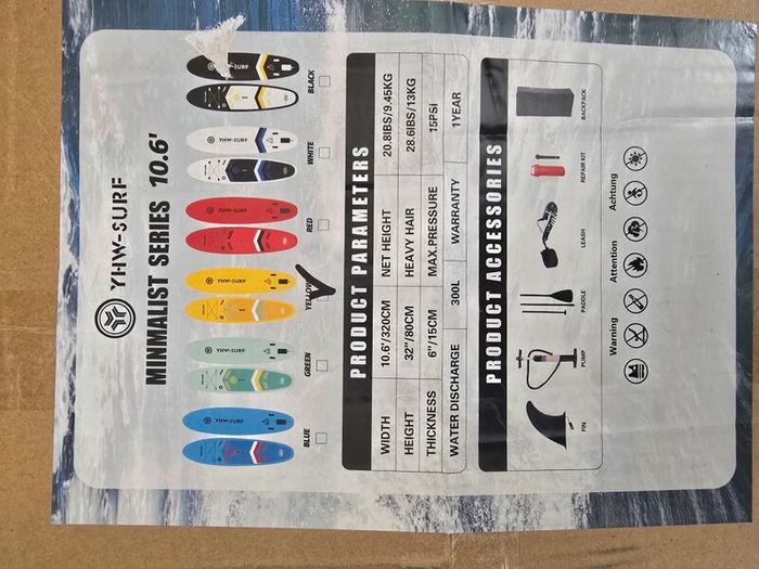 Inflatable Stand Up Paddle Board. Brand new