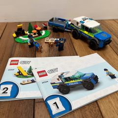 LEGO 60369 Mobile Police Dog Training 100% Complete w/ Instructions & Figs