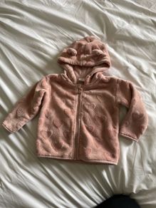 Pink baby girls fleece