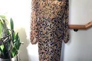 Zara parsley print dress, new, size M