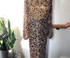 Zara parsley print dress, new, size M