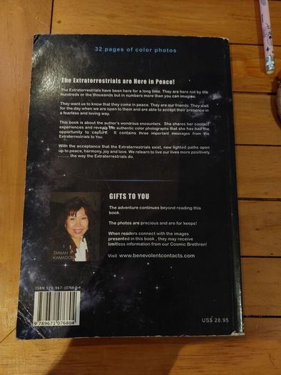 Benevolent Contacts, Signed First Edition 2012 by Taniah Kamadon, UFO Extraterrestrial Encounters, Rare