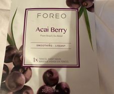 Foreo acai berry face mask