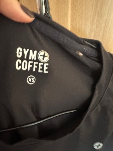 Gym+coffee sports top