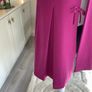 Ladies Fuchsia-Pink, Bow-front Flared Coat from Savida. Size UK 10 / EU 38 Image 8