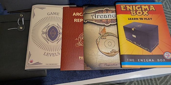 The Enigma Box Arcanum Deluxe Kickstarter Edition - Number 442 Of 1033 - Unused Sealed Components