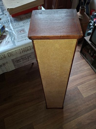 Beautiful Wooden Golf-Themed Shadow Box and Storage Unit with Shelves Cabinet, featuring a glass door front Inside the glass display panel, it showcases a vintage-style collage celebrating the history of golf,
