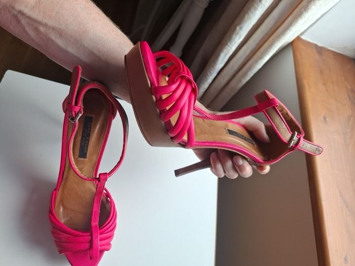 Zara Hot Pink Heels