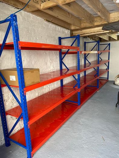 6 Metres Longspan Shelving / Racking All Metal Shelves For Sheds Garages Workshops