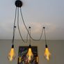 ceiling lights with cables and 3 bulbs Image 5