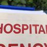 Vintage Mater Hospital Emergency Sign Image 4