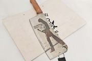 Butcher Knife with Led Zeppelin Engraving Rock Legacy &amp; Cutting Po By Di'Casteelwer
