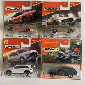 Mercedes AMG SL63/ Benz 230 SL/ EQB/ W123 Wagon - Matchbox Cars