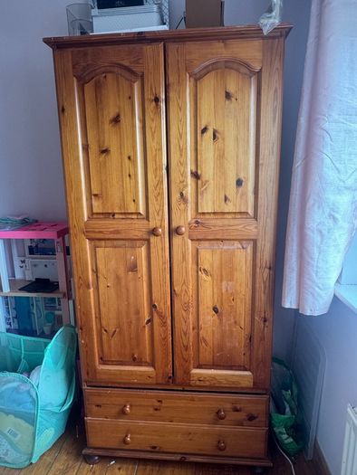 pine wardrobe