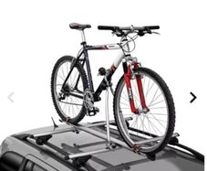 Roof mount bike rack