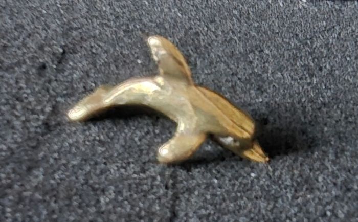 3 brass animals. Solid brass.