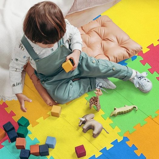 NEW SALE - Foam Baby Play Mat (29x29cm)  Thick & Soft EVA Foam Interlocking Floor Tile Matting for Children