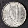 Ireland Excellent 1942 Silver Shilling 1s Coin Image 5