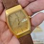 Vintage Swiss Made Bulova Gold Plated Swiss Watch Quartz 1980s Image 5