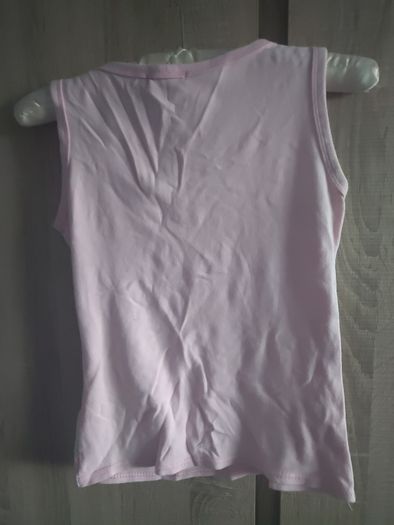 Pink rose top with front decor fits xs s small m