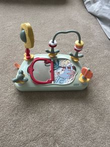 Baby bumbo seat tray top activity attachment
