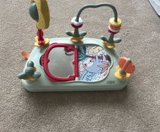 Baby bumbo seat tray top activity attachment
