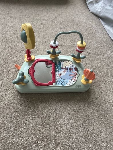 Baby bumbo seat tray top activity attachment