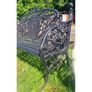 Bench Large Black Cast Iron Lady Bench CH-R-S126-B Image 3