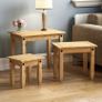 Movian Corona Nest Of Tables, Solid Pine Wood (FREE POSTAGE) Image 5