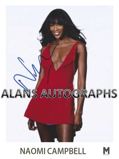 Naomi Campbell Autograph