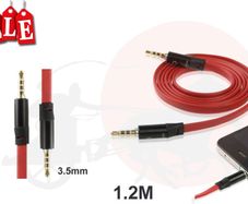3.5mm Male to Male Stereo Audio Jack AUX Cable for iPhone 5 iPod MP3 120cm Red