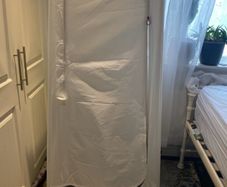 Portable fabric wardrobe