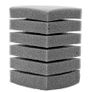 Aquael Pat-mini Micro Sponge - Fine Filter Sponge Insert for PAT Mini Image 2