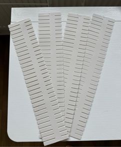 Brand new adjustable drawer dividers / drawer divider - white