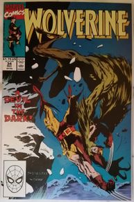 Wolverine #34 The Hunter in Darkness: Marc Silvestri - (1990)