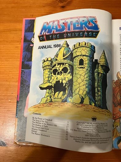 Annual: 'Masters Of The Universe' 1986