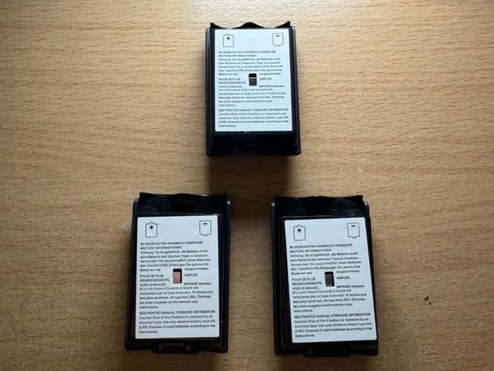 3x Xbox 360 Battery Holder Black